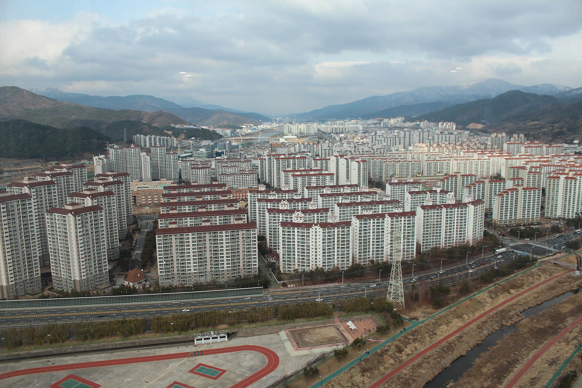 양산신도시 전경